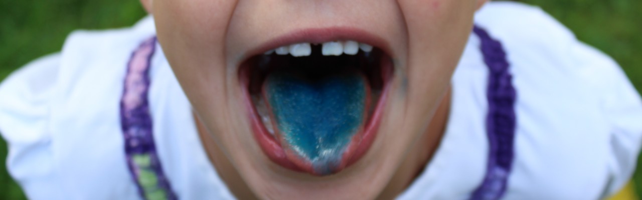 Kom og leg med smag og sanser - og få en blå tunge. Foto: Patricia DeCosta.